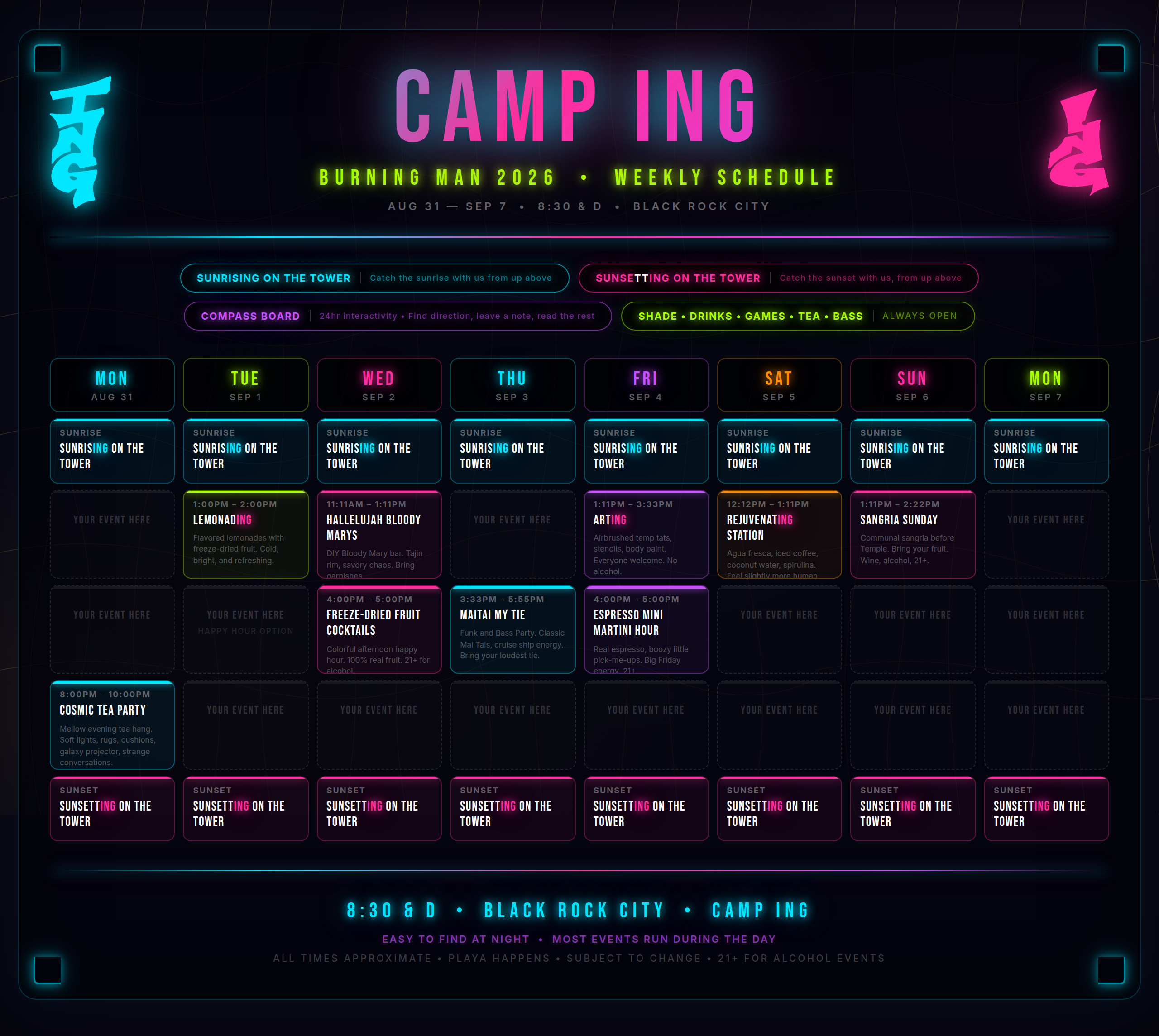 ING camp ING Zelle ING camp ING